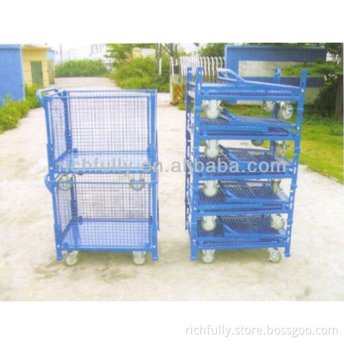 Cheap Price Storage Logistics Wire Cage With Wheels